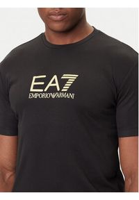 EA7 Emporio Armani T-Shirt 7M000667 AF13739 UC001 Czarny Slim Fit. Kolor: czarny. Materiał: wiskoza #5