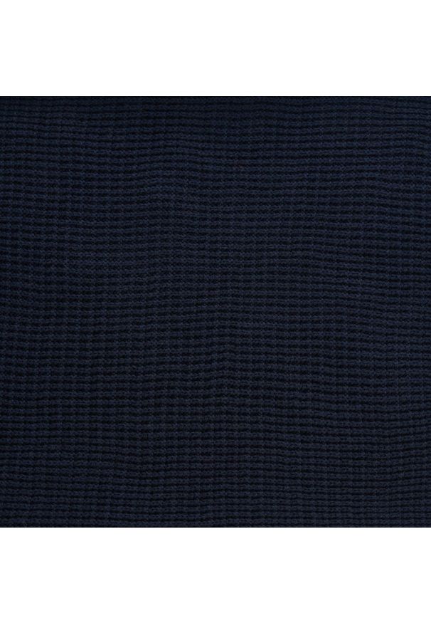Komin zimowy PAOLO PERUZZI BR-06-DB granatowy. Kolor: niebieski. Materiał: materiał. Sezon: zima