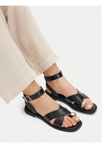Beverly Hills Polo Club Sandały EO-WI16-ALYSHA-04 Czarny. Kolor: czarny. Materiał: skóra #9