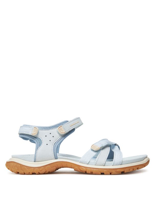 ecco - ECCO Sandały Offroad Roam 85330361245 Błękitny. Kolor: niebieski. Materiał: skóra, nubuk