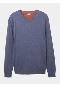 Tom Tailor Sweter 1012820 Niebieski Regular Fit. Kolor: niebieski. Materiał: bawełna #5