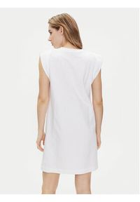 Guess Sukienka codzienna Athena V4GK05 KC641 Biały Loose Fit. Okazja: na co dzień. Kolor: biały. Materiał: bawełna. Typ sukienki: proste. Styl: casual #6