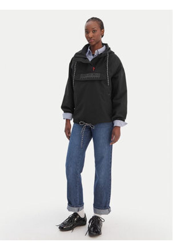Napapijri Kurtka anorak NP0A4IKZ Czarny Regular Fit. Kolor: czarny. Materiał: syntetyk