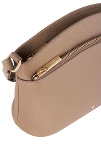 Ochnik - Beżowa skórzana torebka damska. Kolor: beżowy. Materiał: skórzane #7