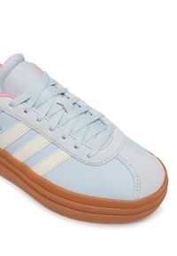 Adidas - adidas Sneakersy Vl Court Bold Shoes KJ9417 Niebieski jasny. Kolor: niebieski. Materiał: skóra #6