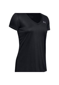 Koszulka fitness damska Under Armour Tech SSV - Solid. Kolor: czarny. Sport: fitness