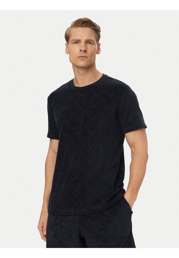 Emporio Armani T-Shirt EM000692 AF20449 FB058 Zielony Regular Fit. Kolor: zielony. Materiał: bawełna