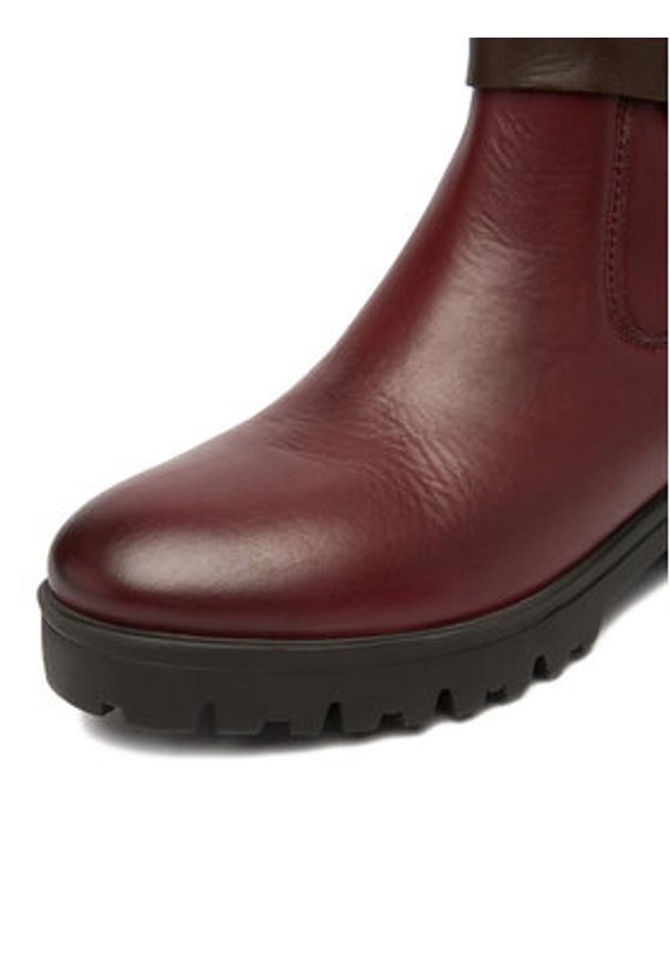 Lasocki Botki CEO-WI23-DAGA-01 Bordowy. Kolor: czerwony. Materiał: skóra