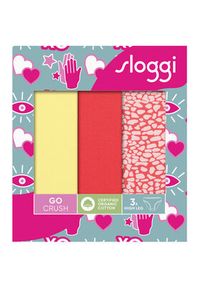 Sloggi Komplet 3 par fig klasycznych Go Crush 10219672 Kolorowy. Materiał: bawełna. Wzór: kolorowy #9