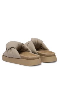 Inuikii Klapki Oversized Linen Knot 1004.003.0171.250 Beżowy. Kolor: beżowy. Materiał: materiał #3