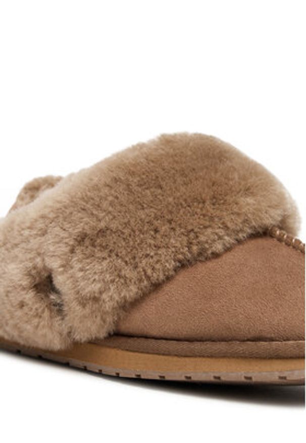 EMU Australia Kapcie Platinum Balzary WP1188 Beżowy. Kolor: beżowy. Materiał: skóra