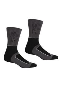 Regatta - Lady Samaris 2Season damskie skarpety. Kolor: szary, niebieski, wielokolorowy. Sport: turystyka piesza #1