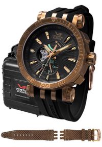 Zegarek męski Vostok Europe YN84-575O540S brązowy. Kolor: brązowy #1
