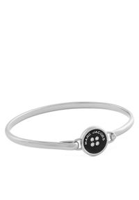 MARC JACOBS - Marc Jacobs Bransoletka The Button Hinge Bracelet 2R4JBR001J34 Srebrny. Materiał: metalowe. Kolor: srebrny #1
