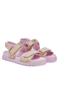 Guess Sandały FLJFDS FAL03 Różowy. Kolor: różowy. Materiał: materiał