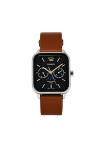 Casio Zegarek Classic MTP-M305L-1AVER Brązowy. Kolor: brązowy
