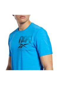 Koszulka sportowa męska Reebok Workout Ready FU2904. Materiał: materiał, elastan, nylon, dzianina. Długość rękawa: krótki rękaw. Długość: krótkie. Sport: fitness #5