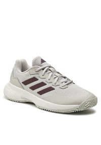 Adidas - adidas Buty do tenisa Gamecourt 2.0 Tennis IE0841 Szary. Kolor: szary. Sport: tenis
