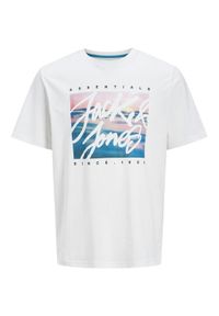 Jack & Jones - Jack&Jones T-Shirt Colton 12268438 Biały Standard Fit. Kolor: biały. Materiał: bawełna
