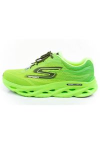 skechers - Buty do biegania męskie Skechers Go Run. Kolor: zielony. Materiał: syntetyk, materiał. Szerokość cholewki: normalna. Model: Skechers Sport. Sport: bieganie