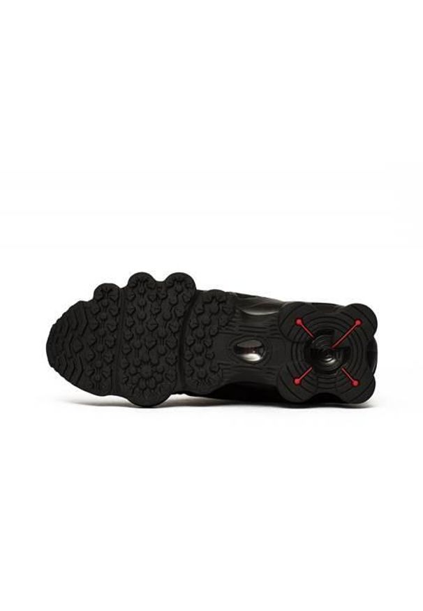 Buty do chodzenia męskie Nike Shox TL. Zapięcie: sznurówki. Kolor: czarny. Materiał: materiał, tkanina, syntetyk. Szerokość cholewki: normalna. Sport: turystyka piesza