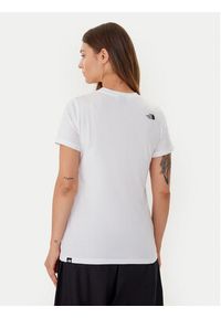 The North Face T-Shirt Easy NF0A8A6D Biały Regular Fit. Kolor: biały. Materiał: bawełna #4