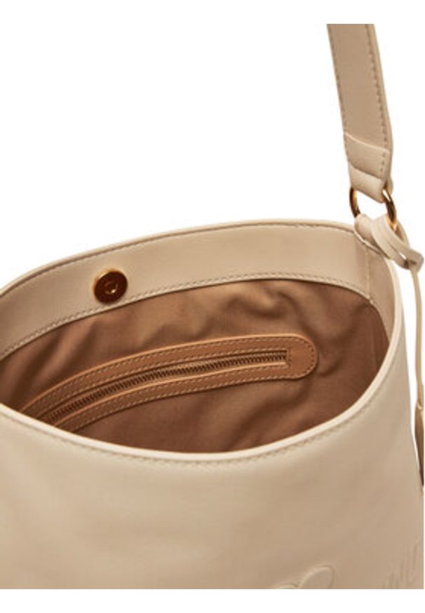 Love Moschino - LOVE MOSCHINO Torebka JC4115PP1ML1011A Écru. Materiał: skórzane