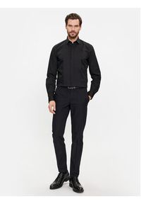 Calvin Klein Koszula Evening K10K112092 Czarny Slim Fit. Kolor: czarny. Materiał: bawełna #4