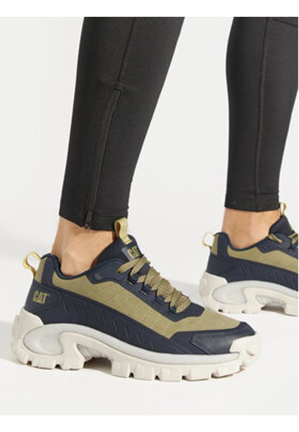 CAT Footwear Sneakersy Intruder Lighting P111500 Zielony. Kolor: zielony. Materiał: materiał