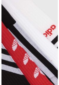 adidas Originals skarpetki 5-pack kolor biały. Kolor: biały. Materiał: bawełna, włókno, materiał #2