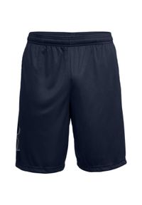 Under Armour - Szorty sportowe Ciemnoniebieski. Kolor: wielokolorowy, niebieski, szary. Długość: krótkie. Sport: bieganie #1