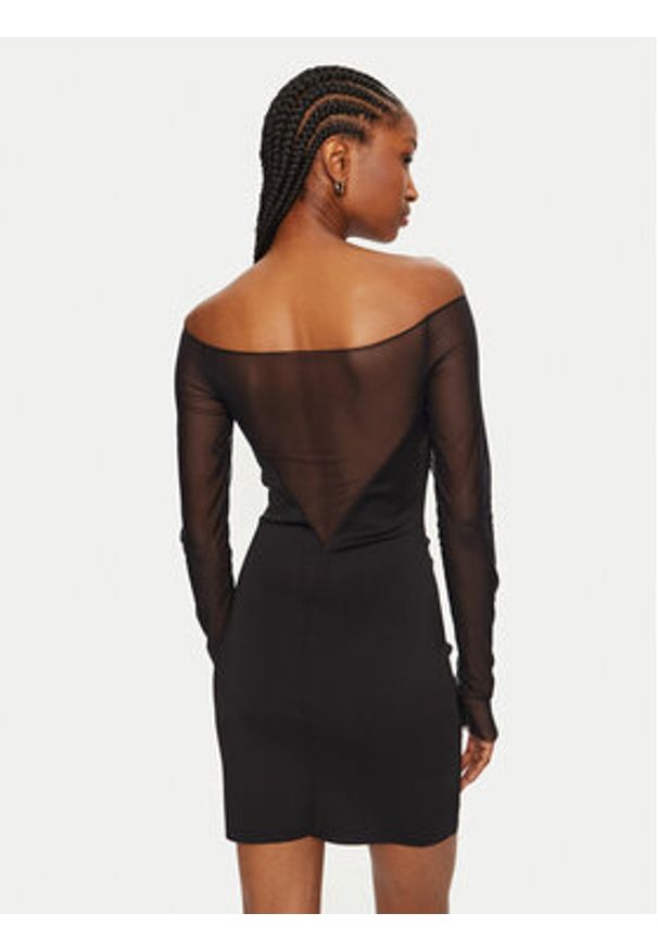 Pinko - PINKO Sukienka koktajlowa Angres 103889 A208 Czarny Regular Fit. Kolor: czarny. Materiał: syntetyk. Styl: wizytowy