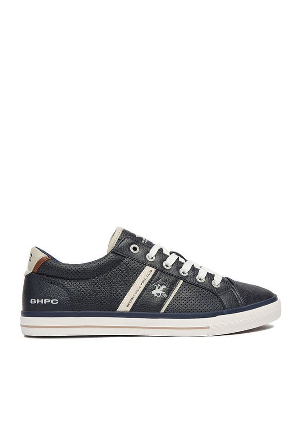 Sneakersy Beverly Hills Polo Club. Kolor: niebieski