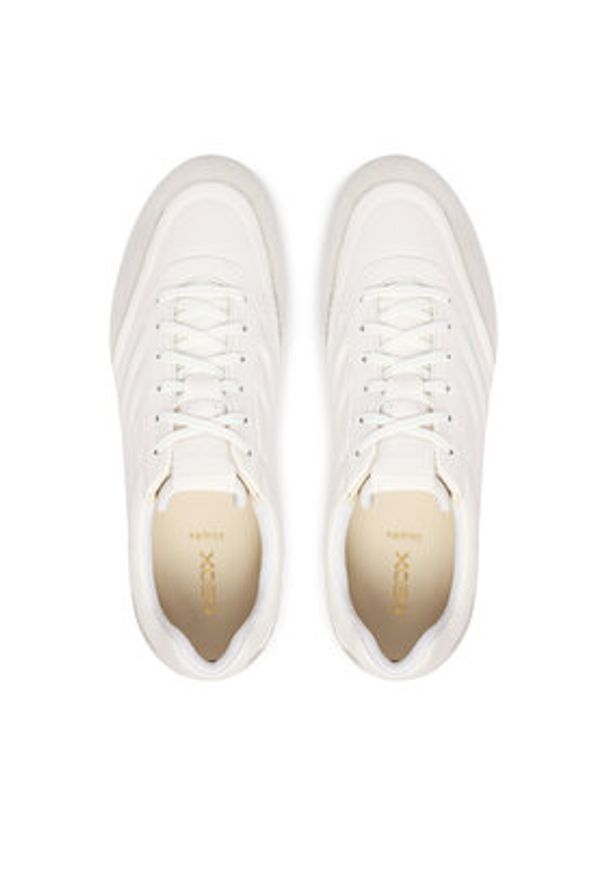 Geox Sneakersy U Renan U654GD 0TU22 C1000 Biały. Kolor: biały. Materiał: skóra