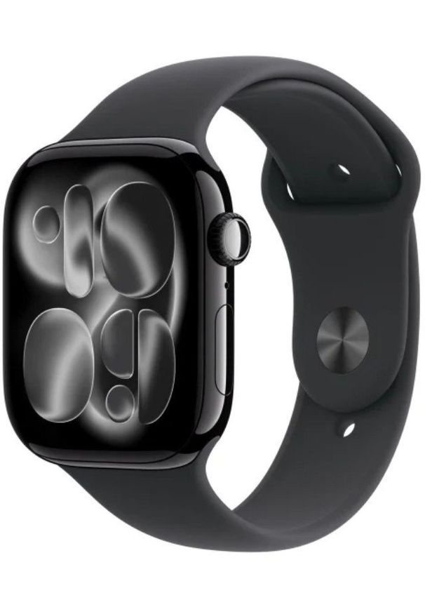APPLE - Smartwatch Apple Watch Series 11 GPS + Cellular, koperta 46 mm z tytanu w kolorze naturalnym, pasek sportowy w kolorze górskiej szarości - rozmiar. Rodzaj zegarka: smartwatch. Styl: sportowy