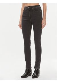 Calvin Klein Jeans Jeansy J20J222141 Czarny Skinny Fit. Kolor: czarny