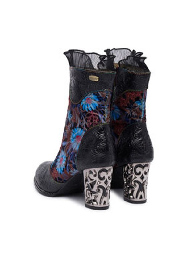 Laura Vita Botki Ledao 01 Czarny. Kolor: czarny. Materiał: skóra