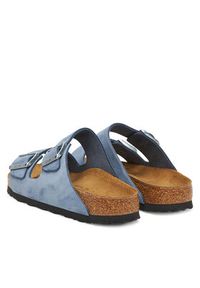 Birkenstock Klapki Arizona 1030390 Niebieski. Kolor: niebieski. Materiał: skóra, nubuk #4