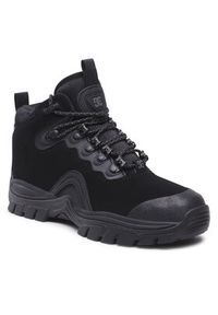 DC Shoes Trapery Navigator ADYB100017 Czarny. Kolor: czarny. Materiał: skóra #6