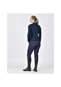 DUBLIN - Damska bluza jeździecka z długim rękawem z meshu Dublin. Kolor: niebieski. Długość rękawa: długi rękaw. Długość: długie #2
