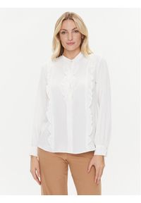 Marella Bluzka Aguzze 2331160536200 Écru Regular Fit. Materiał: jedwab, wiskoza #1