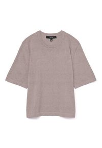 Vero Moda Sweter Silje 10320460 Szary Oversize. Kolor: szary. Materiał: wiskoza #5