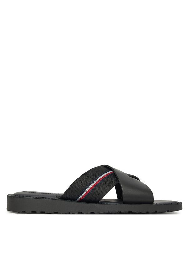 TOMMY HILFIGER - Klapki Tommy Hilfiger. Kolor: czarny