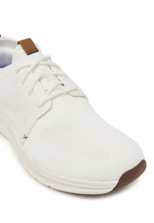 Clarks Sneakersy Motion Trek MX 26181985 Biały. Kolor: biały. Materiał: materiał