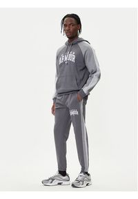 Under Armour Spodnie dresowe Ua Rival Fleece Colorblock 6003954 Szary Loose Fit. Kolor: szary. Materiał: bawełna #3