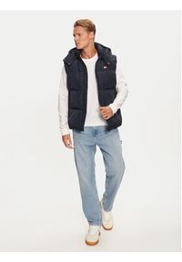 Tommy Jeans Bezrękawnik Alaska DM0DM19538 Granatowy Regular Fit. Kolor: niebieski. Materiał: syntetyk. Długość rękawa: bez rękawów #5