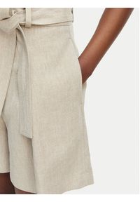 BOSS Szorty materiałowe Tojuna 50558545 Beżowy Relaxed Fit. Kolor: beżowy. Materiał: len #3