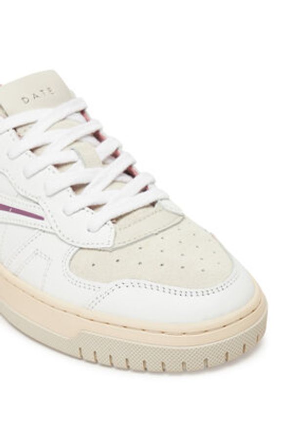 D.A.T.E. Sneakersy Hill Low W421-TP-CA Biały. Kolor: biały. Materiał: skóra