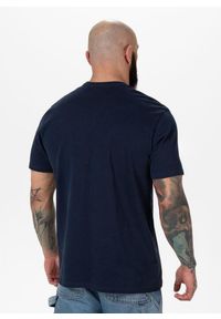 PITBULL - Koszulka bawełniana sportowa t-shirt dla dorosłych Garment Washed USA Cal. Kolor: niebieski, wielokolorowy, biały. Materiał: bawełna