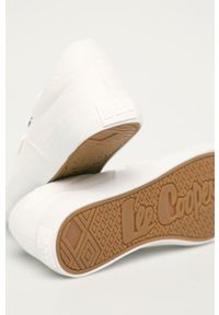 Lee Cooper - Tenisówki. Nosek buta: okrągły. Zapięcie: sznurówki. Kolor: biały. Materiał: guma #3